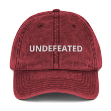 Load image into Gallery viewer, Undefeated Vintage Twill Cap